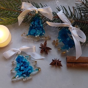 Epoxy karácsonyfadísz, Karácsony, Karácsonyi lakásdekoráció, Karácsonyfadíszek, , MESKA