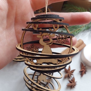 Karácsonyfadísz - karácsony - karácsonyi lakásdekoráció - karácsonyfadíszek - Meska.hu