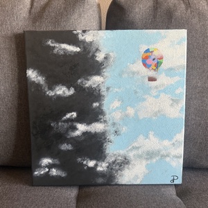 Két világ határán, Művészet, Festmény, Akril, Festészet, MESKA