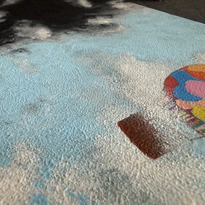 Két világ határán - művészet - festmény - akril - Meska.hu