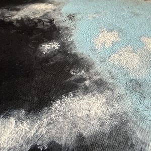 Két világ határán - művészet - festmény - akril - Meska.hu