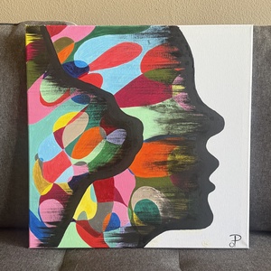 �A macskám tudja, Művészet, Festmény, Akril, Festészet, MESKA