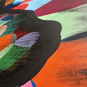 �A macskám tudja - művészet - festmény - akril - Meska.hu