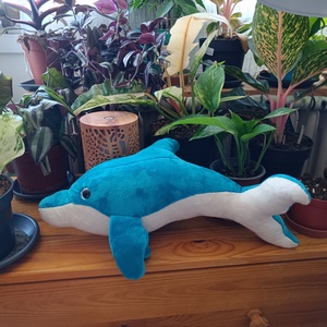 Plüss delfin nagyobb - játék & sport - plüssállat & játékfigura - más figura - Meska.hu