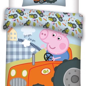 Peppa malac George's Tractor gyerek, ovis ágyneműhuzat , , , MESKA