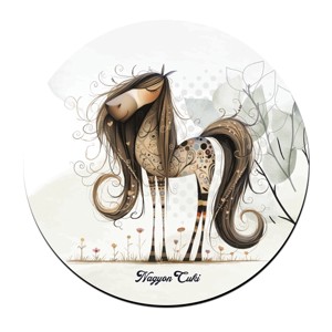 Kedves furi lovas mintás pohár alátét, , , MESKA