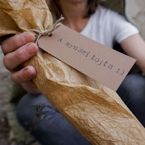 A nyuszi tojta, húsvéti ajándékkísérő kártyák, Otthon & Életmód, Karácsony, Karácsonyi ajándékozás, Karácsonyi képeslap, üdvözlőlap, ajándékkísérő, Fotó, grafika, rajz, illusztráció, MESKA