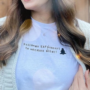 karácsonyi feliratos póló - karácsony - karácsonyi ruházat - Meska.hu
