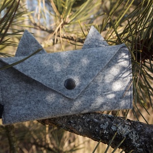 füles zsepitartó, Táska & Tok, Pénztárca & Más tok, Zsebkendőtartó tok, Varrás, MESKA