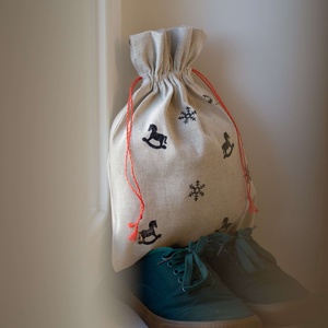 Mikulás zsák/ karácsonyi ajándék csomagoló, Karácsony, Mikulás, Mikulás zsák, Varrás, MESKA