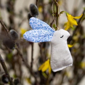 pillangós fülű nyuszi, Otthon & Életmód, Dekoráció, Fali és függő dekoráció, Függődísz, Varrás, MESKA