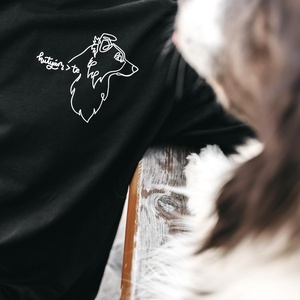 kutyám>te border collie póló - ruha & divat - női ruha - póló, felső - Meska.hu