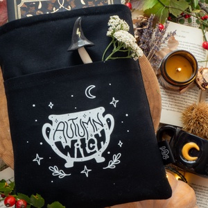 fekete őszi boszi könyvtasi, Könyv & Zene, Könyvtok, Varrás, MESKA