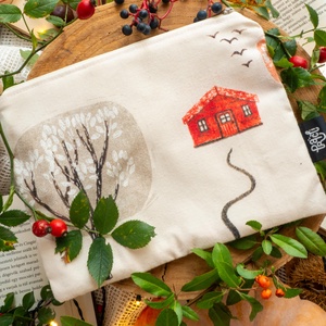 erdei kisházas neszeszer - táska & tok - neszesszer - Meska.hu