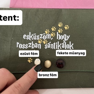 nyuszis kisállat egészségügyi/ oltási könyv/ útlevél tok - otthon & életmód - ház & kert - kutyatábla - Meska.hu