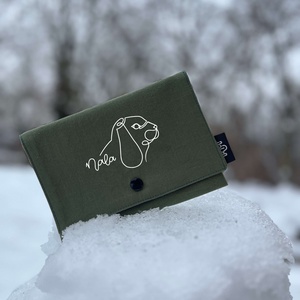 nyuszis neves kisállat egészségügyi/ oltási könyv/ útlevél tok, Otthon & Életmód, Ház & Kert, Kutyatábla, Varrás, MESKA