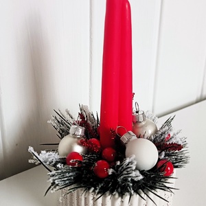 Piros kétgyertyás asztaldísz - karácsony - karácsonyi lakásdekoráció - ünnepi asztaldekoráció - Meska.hu Piros kétgyertyás asztaldísz - karácsony - karácsonyi lakásdekoráció - ünnepi asztaldekoráció - Meska.hu