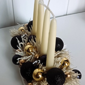 Kicsi adventi tál - karácsony - adventi díszek - adventi koszorú - Meska.hu