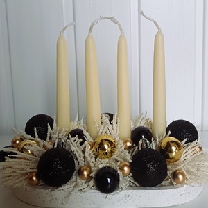 Kicsi adventi tál - Meska.hu