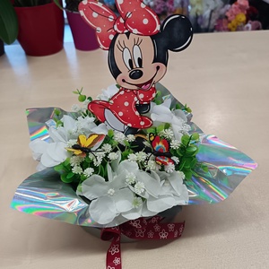 Minnie box - otthon & életmód - virágdekoráció - virágok - virágbox - Meska.hu
