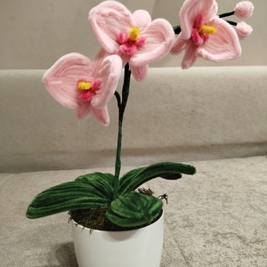 Orchidea zsenilia drótból  - Meska.hu