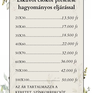 Mennyasszonyi csokor préselése - otthon & életmód - dekoráció - virágdísz és tartó - virágbox, virágdoboz - Meska.hu