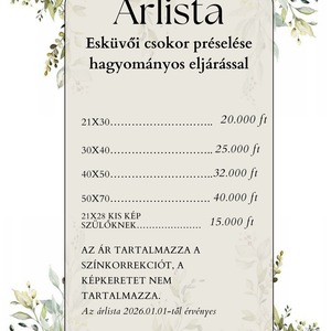 Esküvői csokor préselése - esküvő - Meska.hu