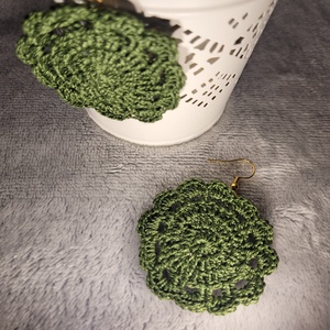 Csipkerék - ékszer - fülbevaló - lógó fülbevaló - Meska.hu