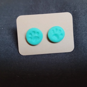 Tappancs fülbevaló 2, Ékszer, Fülbevaló, Pötty fülbevaló, Gyurma, MESKA