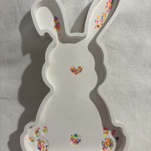 Nyúl alakú tálka - ünnepi díszek, dekorációk - húsvéti díszek és dekorációk - húsvéti asztaldíszek - Meska.hu