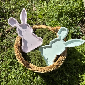 Nyúl alakú tálka - ünnepi díszek, dekorációk - húsvéti díszek és dekorációk - húsvéti asztaldíszek - Meska.hu