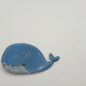 Blue whale - ékszer - nyaklánc - statement nyaklánc - Meska.hu