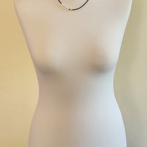 Spinell es gyöngy nyaklánc  - ékszer - nyaklánc - gyöngyös nyaklánc - Meska.hu