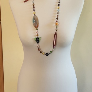 Gyöngy kavalkád 1, Ékszer, Nyaklánc, Statement nyaklánc, , MESKA