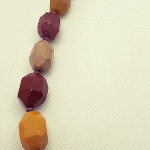 Ónix es achát nyaklánc  - ékszer - nyaklánc - statement nyaklánc - Meska.hu