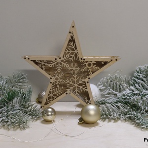 Karácsonyi csillag - ablakdísz - karácsony - adventi díszek - adventi ablakdekoráció - Meska.hu