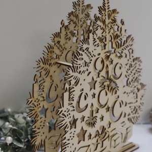 Világító LED-es fenyőfa - ablak/asztaldísz - karácsony - adventi díszek - adventi ablakdekoráció - Meska.hu