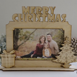 Merry Christmas képkeret, Otthon & Életmód, Dekoráció, Kép & Falikép, Képkeret, Mindenmás, MESKA