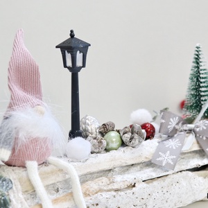 Rózsaszín manós afjéreg asztaldísz - karácsony - adventi díszek - adventi asztaldísz - Meska.hu