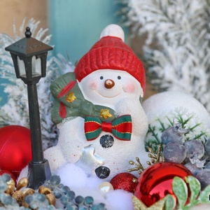 Hóemberes karácsonyi box - karácsony - adventi díszek - adventi asztaldísz - Meska.hu