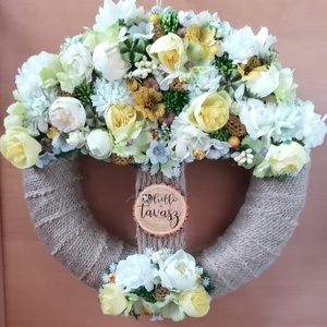 Tavaszi életfa kopogtató  - Meska.hu