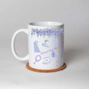 Bridgerton bögre  - otthon & életmód - konyhafelszerelés, tálalás - tálalás - bögre & csésze - Meska.hu