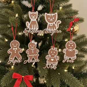 Mézeskalács karácsonyfadísz - karácsony - karácsonyi lakásdekoráció - karácsonyfadíszek - Meska.hu