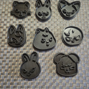 Stary Kids Evil SKZOO Sütikiszúró szett , Otthon & Életmód, Konyhafelszerelés, tálalás, Sütés, főzés, Sütikiszúró, Mindenmás, MESKA