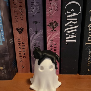 Halloween Kísértet és Fekete Macska - otthon & életmód - gyertya, illat, aroma - mécses és mécsestartó - Meska.hu