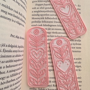Szíves könyvjelző szett (3 db), Könyv & Zene, Könyvjelző, Fotó, grafika, rajz, illusztráció, MESKA