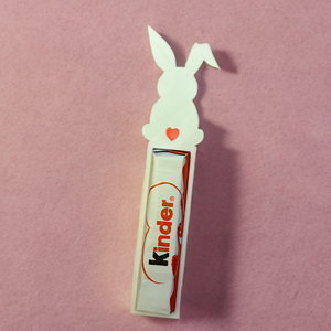 Nyuszis csokitartó, Otthon & Életmód, Papír, írószer, Ajándékozás kellékei, Ajándékkísérő, Mindenmás, MESKA