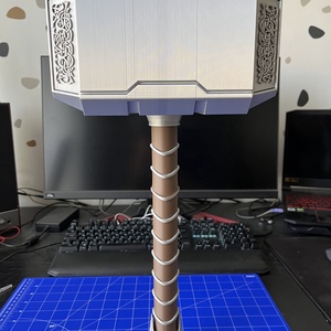 Thor kalapácsa - Mjölnir + Ajándék tartóval! - otthon & életmód - dekoráció - dísztárgy - Meska.hu