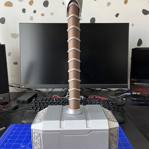 Thor kalapácsa - Mjölnir + Ajándék tartóval! - otthon & életmód - dekoráció - dísztárgy - Meska.hu