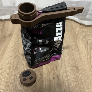 Kávés tasakzár és adagoló sett - stílusos frissesség minden napra! - otthon & életmód - konyhafelszerelés, tálalás - konyhai tárolás - tea & kávé tárolás - Meska.hu